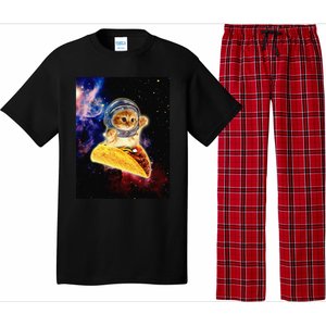 Crazy Space Taco Cat Funny V2 Pajama Set