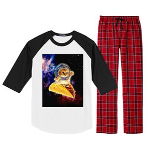 Crazy Space Taco Cat Funny V2 Raglan Sleeve Pajama Set