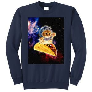 Crazy Space Taco Cat Funny V2 Sweatshirt