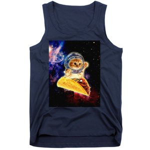 Crazy Space Taco Cat Funny V2 Tank Top