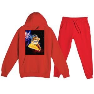 Crazy Space Taco Cat Funny V2 Premium Hooded Sweatsuit Set