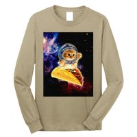 Crazy Space Taco Cat Funny V2 Long Sleeve Shirt