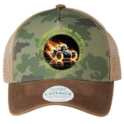 Canam Spyder Three Wheels Funny Rider Legacy Tie Dye Trucker Hat