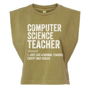 Computer Science Teacher Meaningful Gift Garment-Dyed Women's Muscle Tee