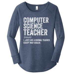 Computer Science Teacher Meaningful Gift Women's Perfect Tri Tunic Long Sleeve Shirt