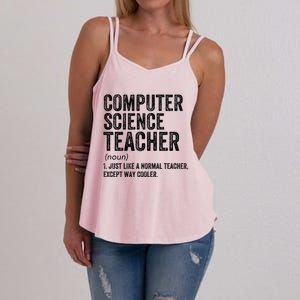 Computer Science Teacher Meaningful Gift Women's Strappy Tank