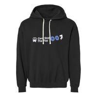 Can’T Stop The Flop Na Garment-Dyed Fleece Hoodie