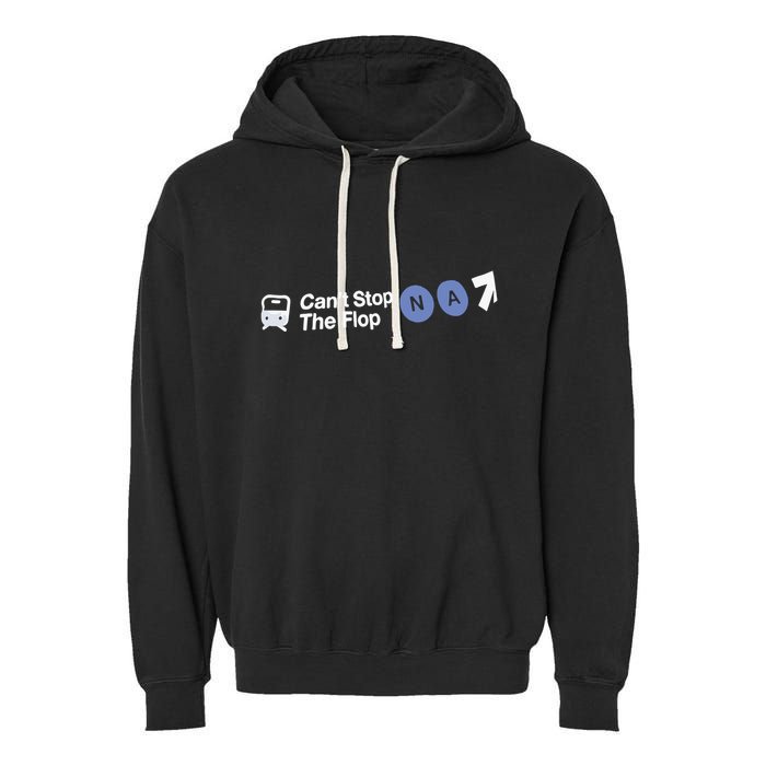 Can’T Stop The Flop Na Garment-Dyed Fleece Hoodie