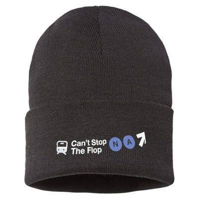 Can’T Stop The Flop Na Sustainable Knit Beanie