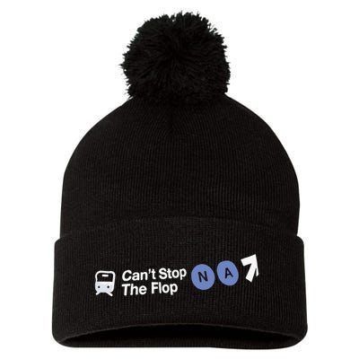 Can’T Stop The Flop Na Pom Pom 12in Knit Beanie