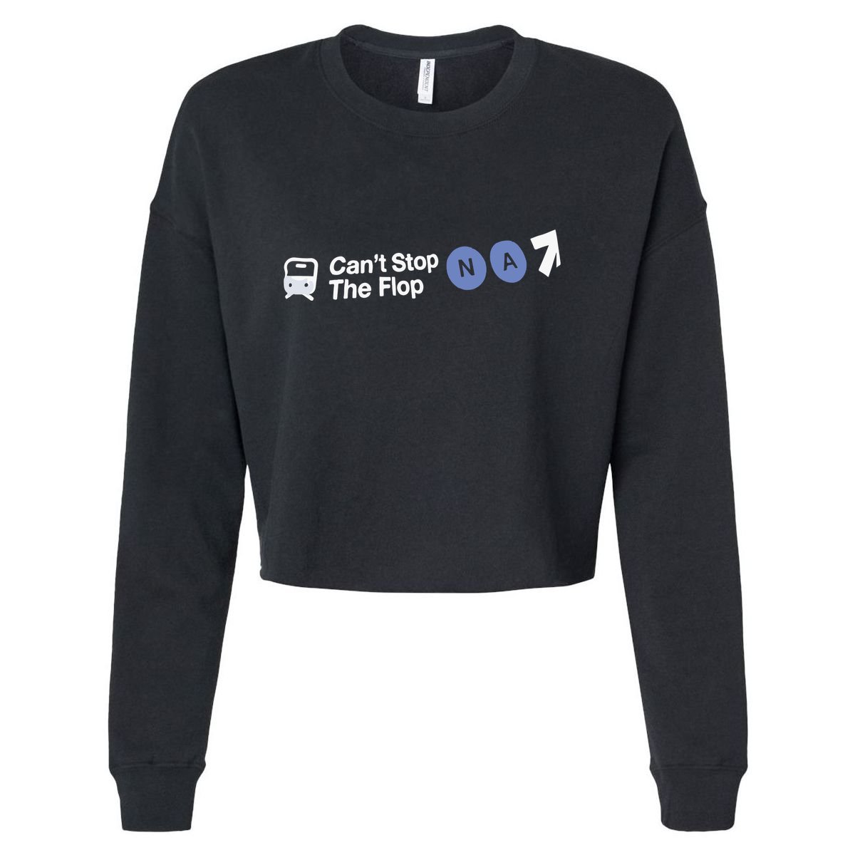 Can’T Stop The Flop Na Cropped Pullover Crew