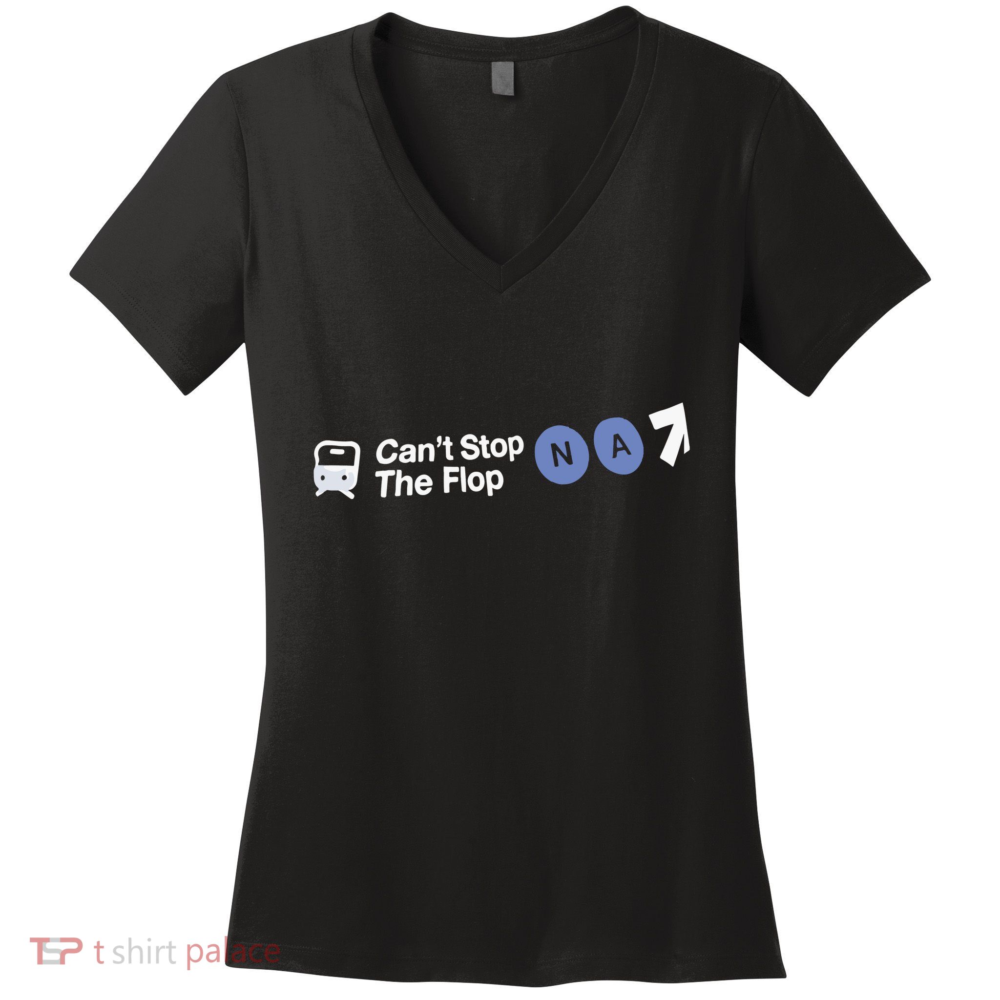 Can’T Stop The Flop Na Women's V-Neck T-Shirt
