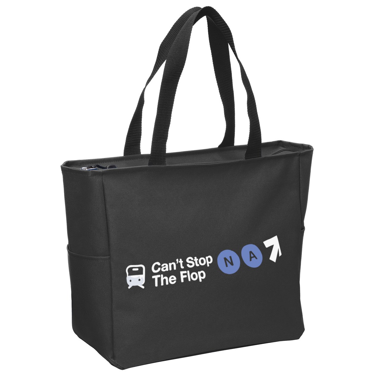 Can’T Stop The Flop Na Zip Tote Bag
