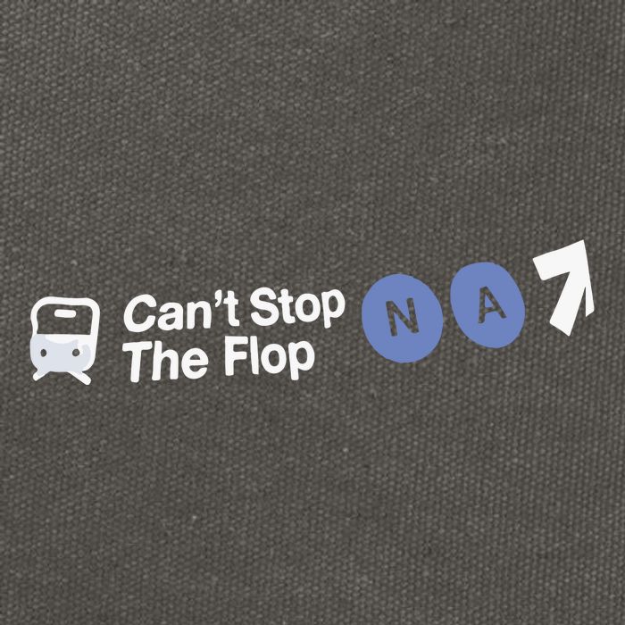 Can’T Stop The Flop Na Cotton Canvas Backpack