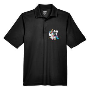 Caribbean Sea Thief Freebooter Unicorn Pirate Men's Origin Performance Pique Polo