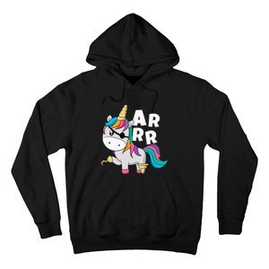 Caribbean Sea Thief Freebooter Unicorn Pirate Hoodie