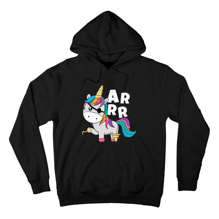 Caribbean Sea Thief Freebooter Unicorn Pirate Hoodie