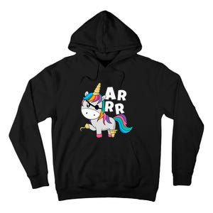 Caribbean Sea Thief Freebooter Unicorn Pirate Tall Hoodie