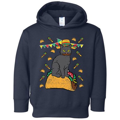 Cat Sitting Taco Cinco De Mayo Mexican Food Fiesta Party Toddler Hoodie