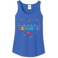 Cute Substitute Teacher Appreciati To School Gift Ladies Essential Tank