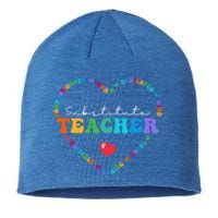 Cute Substitute Teacher Appreciati To School Gift Sustainable Beanie