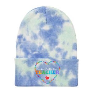 Cute Substitute Teacher Appreciati To School Gift Tie Dye 12in Knit Beanie