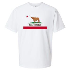 California Style Texas State Flag Sueded Cloud Jersey T-Shirt