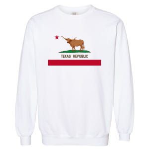 California Style Texas State Flag Garment-Dyed Sweatshirt