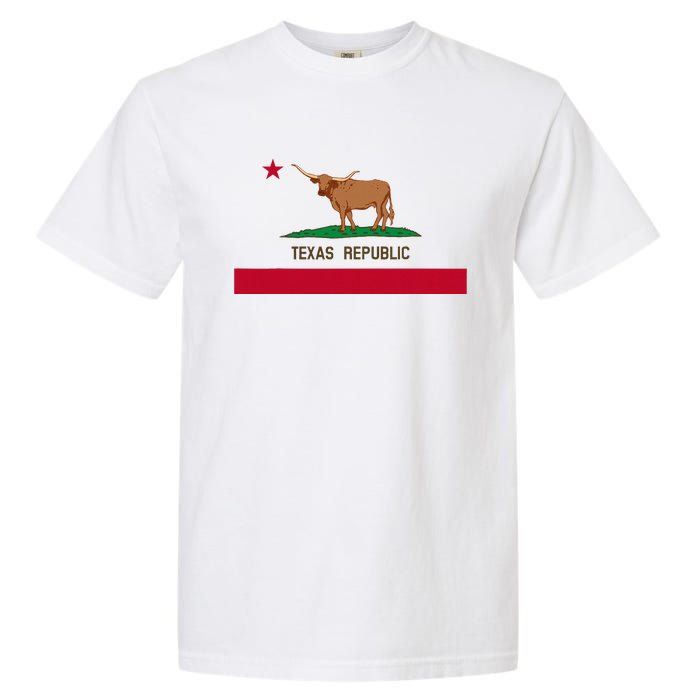 California Style Texas State Flag Garment-Dyed Heavyweight T-Shirt