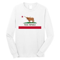 California Style Texas State Flag Long Sleeve Shirt