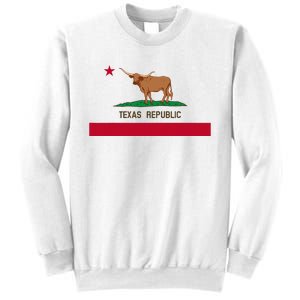 California Style Texas State Flag Sweatshirt