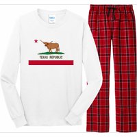 California Style Texas State Flag Long Sleeve Pajama Set