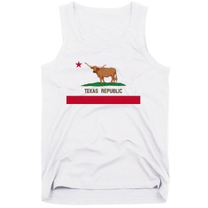 California Style Texas State Flag Tank Top