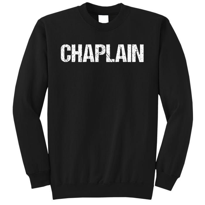 Chaplain Simple Title Sweatshirt