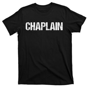 Chaplain Simple Title T-Shirt