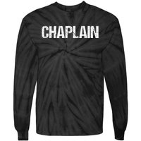 Chaplain Simple Title Tie-Dye Long Sleeve Shirt