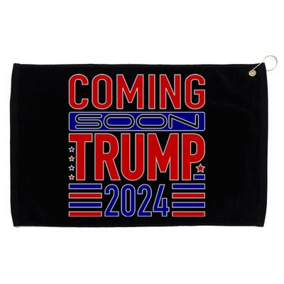 Coming Soon Trump 2024 Grommeted Golf Towel