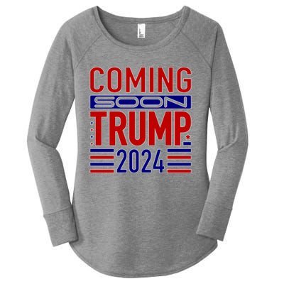 Coming Soon Trump 2024 Women's Perfect Tri Tunic Long Sleeve Shirt