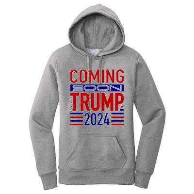 Coming Soon Trump 2024 Women's Pullover Hoodie