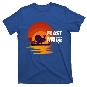 Cool Sunset Turkey Day Feast Mode Cool Gift T-Shirt