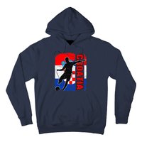 Croatia Soccer Team Croatian Flag Jersey Football Fans Hoodie