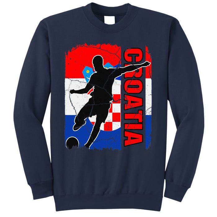 Croatia Soccer Team Croatian Flag Jersey Football Fans Sweatshirt