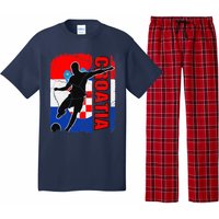 Croatia Soccer Team Croatian Flag Jersey Football Fans Pajama Set