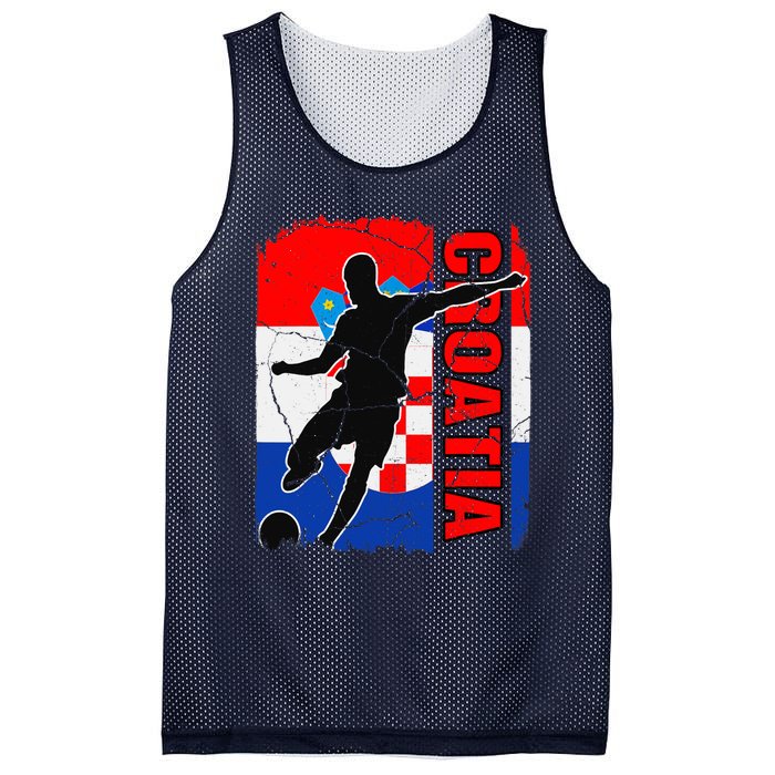 Croatia Soccer Team Croatian Flag Jersey Football Fans Mesh Reversible Basketball Jersey Tank