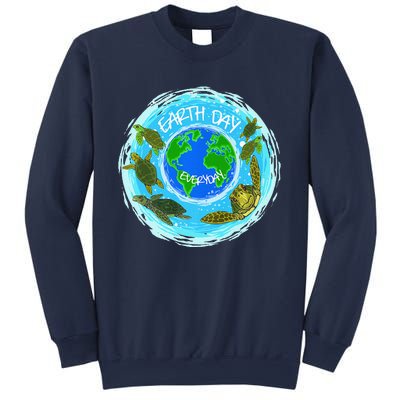 Cute Sea Turtles Earth Day Everyday Environmentalists Sweatshirt