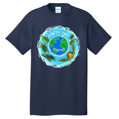 Cute Sea Turtles Earth Day Everyday Environmentalists Tall T-Shirt