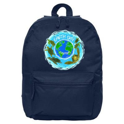 Cute Sea Turtles Earth Day Everyday Environmentalists 16 in Basic Backpack