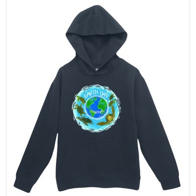 Cute Sea Turtles Earth Day Everyday Environmentalists Urban Pullover Hoodie