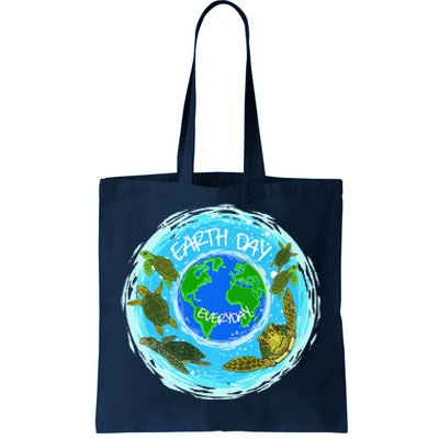 Cute Sea Turtles Earth Day Everyday Environmentalists Tote Bag