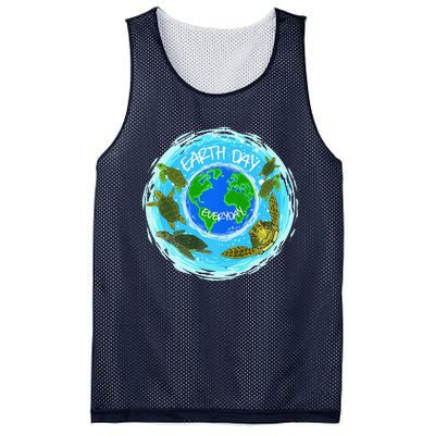 Cute Sea Turtles Earth Day Everyday Environmentalists Mesh Reversible Basketball Jersey Tank